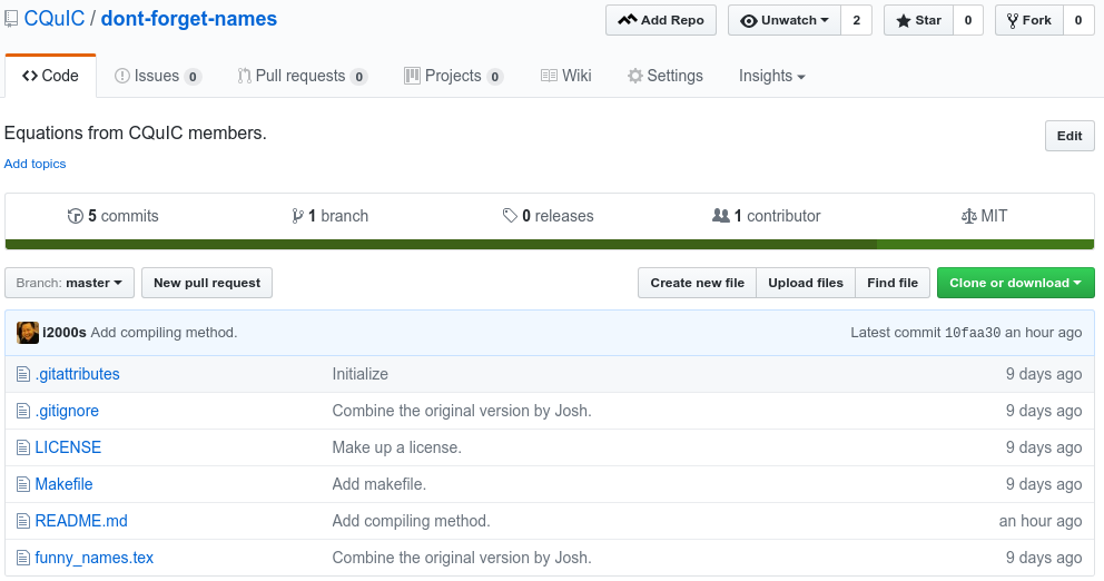 GitHub Repository Interface